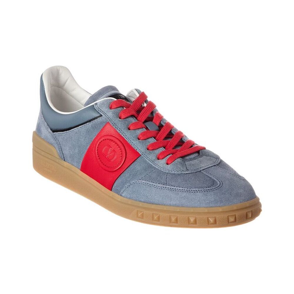 Valentino Upvillage Suede Sneaker, Blue